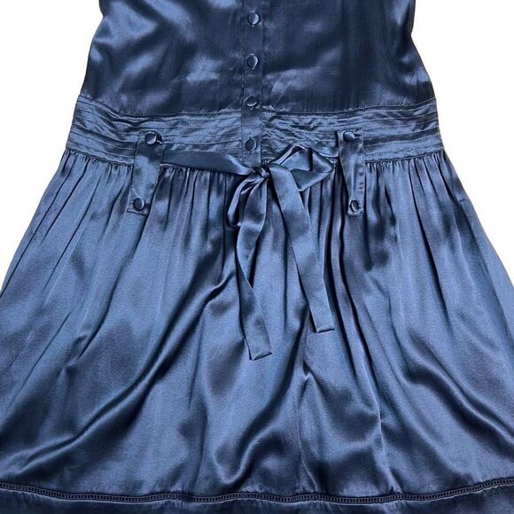 NWT Tufi Duek Silk Black Gisele Dress sz 2 - Picture 10 of 14